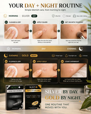 Skinity+ Day & Night Duo — Dual-Action Blemish Care