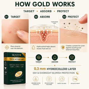 Skinity+ Gold Hydrocolloid Blemish Patch