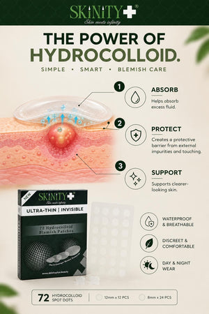 Skinity+ Silver Hydrocolloid Blemish Patch